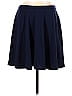 Vivienne Vivienne Tam Solid Blue Casual Skirt Size 12 - photo 1