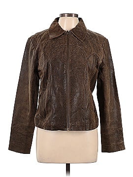 AMI Leather Jacket (view 1)