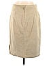 BCBG 100% Leather Tan Leather Skirt Size 10 - photo 2