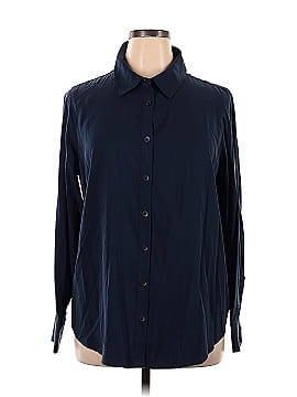 Universal Standard Long Sleeve Button-Down Shirt (view 1)