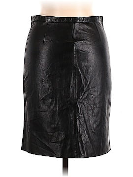 Krizia Leather Skirt (view 2)