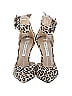 Diane von Furstenberg Snake Print Animal Print Leopard Print Ivory Heels Size 5 1/2 - photo 2