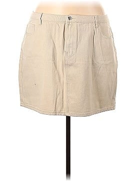 PrettyLittleThing Denim Skirt (view 1)