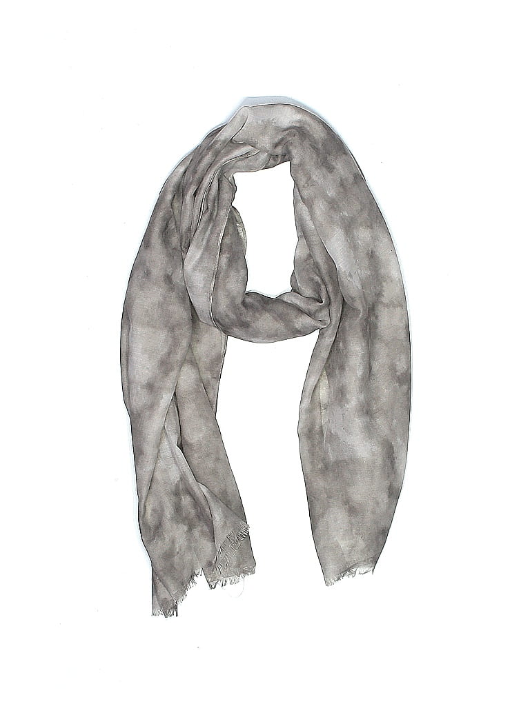 Old Navy Acid Wash Print Gray Scarf One Size - photo 1