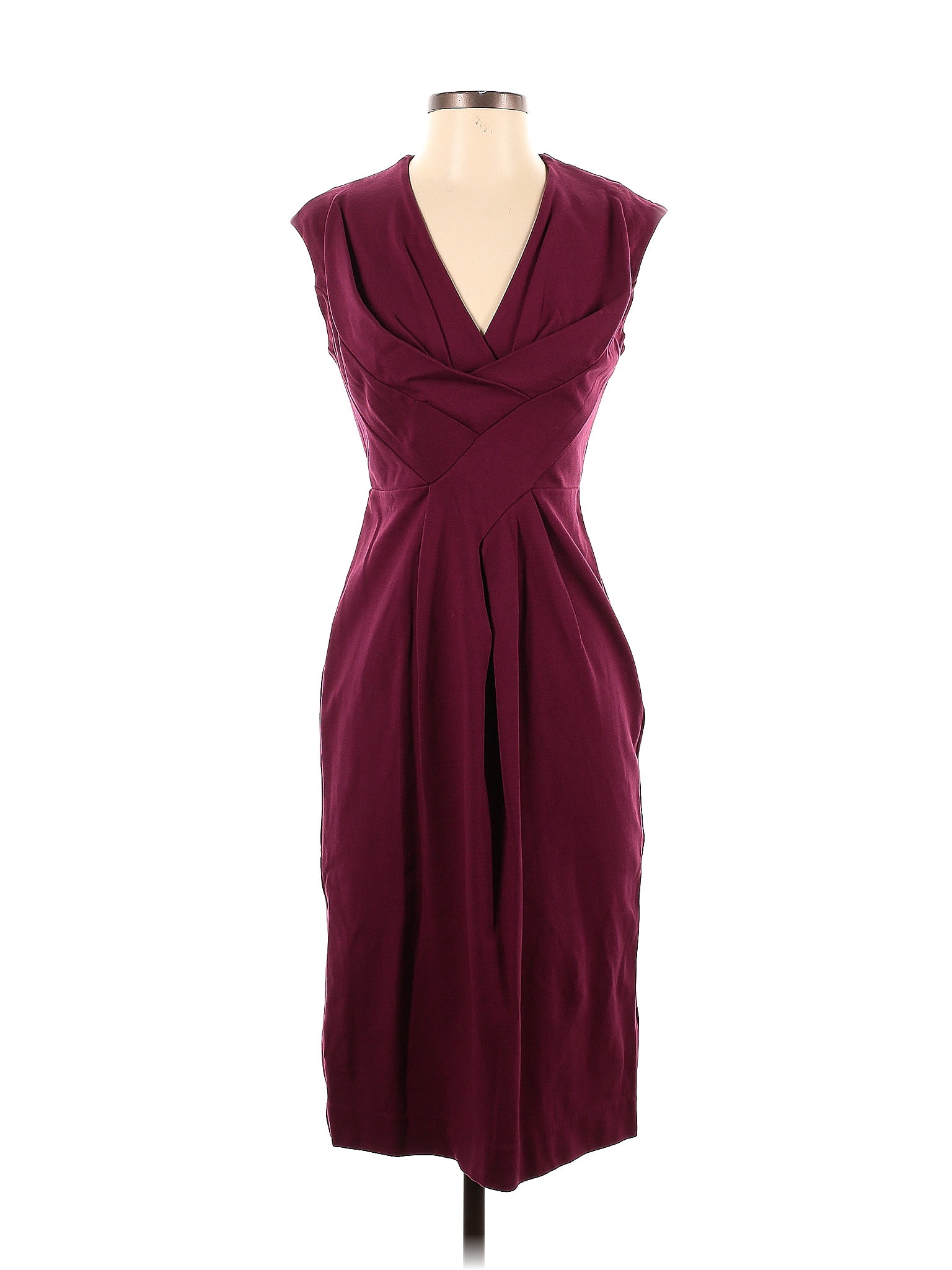 Banana Republic Burgundy Casual Dress Size 4 - 75% off | ThredUp