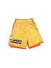 Under Armour 100% Polyester Graphic Paint Splatter Print Yellow Athletic Shorts Size S (Youth) - photo 1