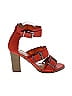 Express Red Heels Size 8 - photo 1