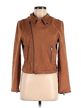 Shinestar Faux Leather Jacket (view 1)