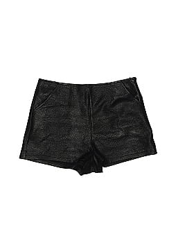 She + Sky Faux Leather Shorts (view 1)