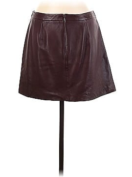 Vince. Faux Leather Skirt (view 2)