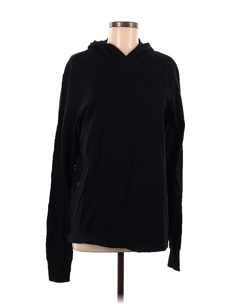 Canvas 100% Cotton Black Pullover Hoodie Size M - photo 1