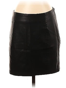 Noisy May Faux Leather Skirt (view 1)