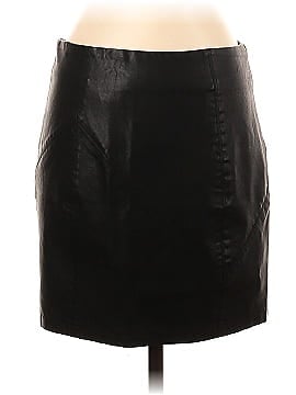 Noisy May Faux Leather Skirt (view 2)