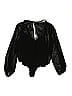 1.State 100% Polyester Black Bodysuit Size S - photo 2