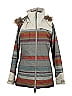 Burton 100% Polyester Stripes Gray Jacket Size S - photo 1