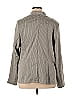 Maeve by Anthropologie Houndstooth Checkered-gingham Tan Gray Blazer Size 1X (Plus) - photo 2