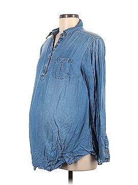 Liz Lange Maternity Long Sleeve Button-Down Shirt (view 1)