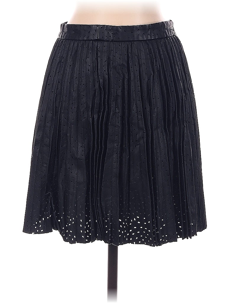 Click to view more detailed imagery on our partner's website Pre-owned Club Monaco Leather Skirt In Black
