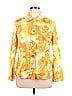Additions by Chico's Floral Motif Yellow Jacket Size XL (3) - photo 1
