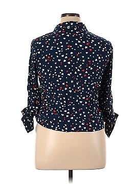 Love Notes Long Sleeve Button-Down Shirt (view 2)