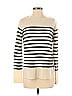 Vince. Stripes Ivory Pullover Sweater Size S - photo 1