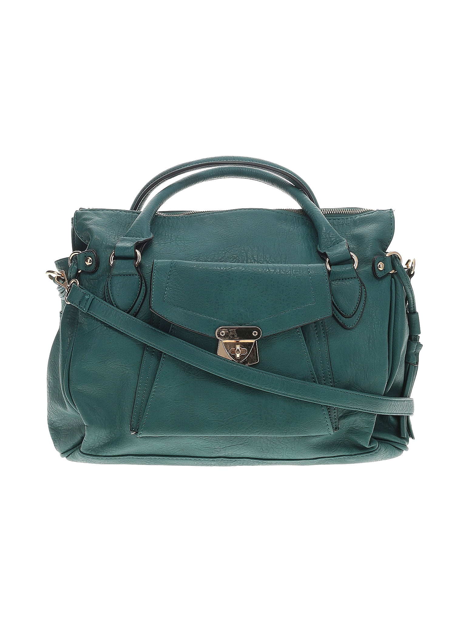 Urban Expressions Solid Teal Satchel One Size - 58% off | ThredUp