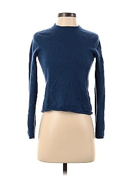 Aqua Cashmere Pullover Sweater (view 1)