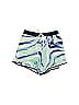 Secret Treasures Stripes Tropical Animal Print Tie-dye Blue Board Shorts Size S - photo 1