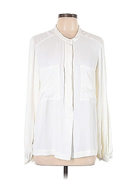 White House Black Market Long Sleeve Blouse (view 1)