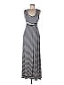 Max Studio Stripes Gray Cocktail Dress Size M - photo 1