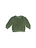 7 For All Mankind 100% Polyester Tortoise Green Pullover Sweater Size 18 mo - photo 1