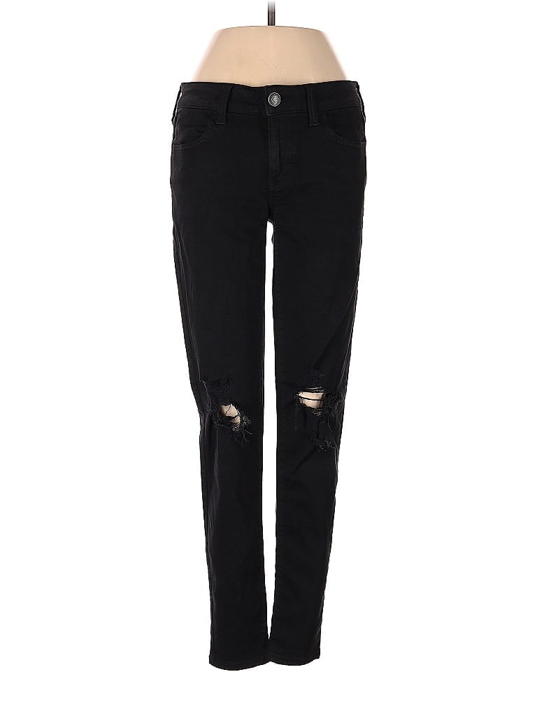 American Eagle Outfitters Tortoise Black Jeans Size 4 - photo 1