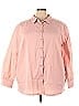 Assorted Brands Pink Long Sleeve Button-Down Shirt Size 3X (Plus) - photo 1