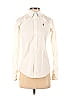 Ralph Lauren 100% Cotton Ivory Long Sleeve Button-Down Shirt Size 0 - photo 1
