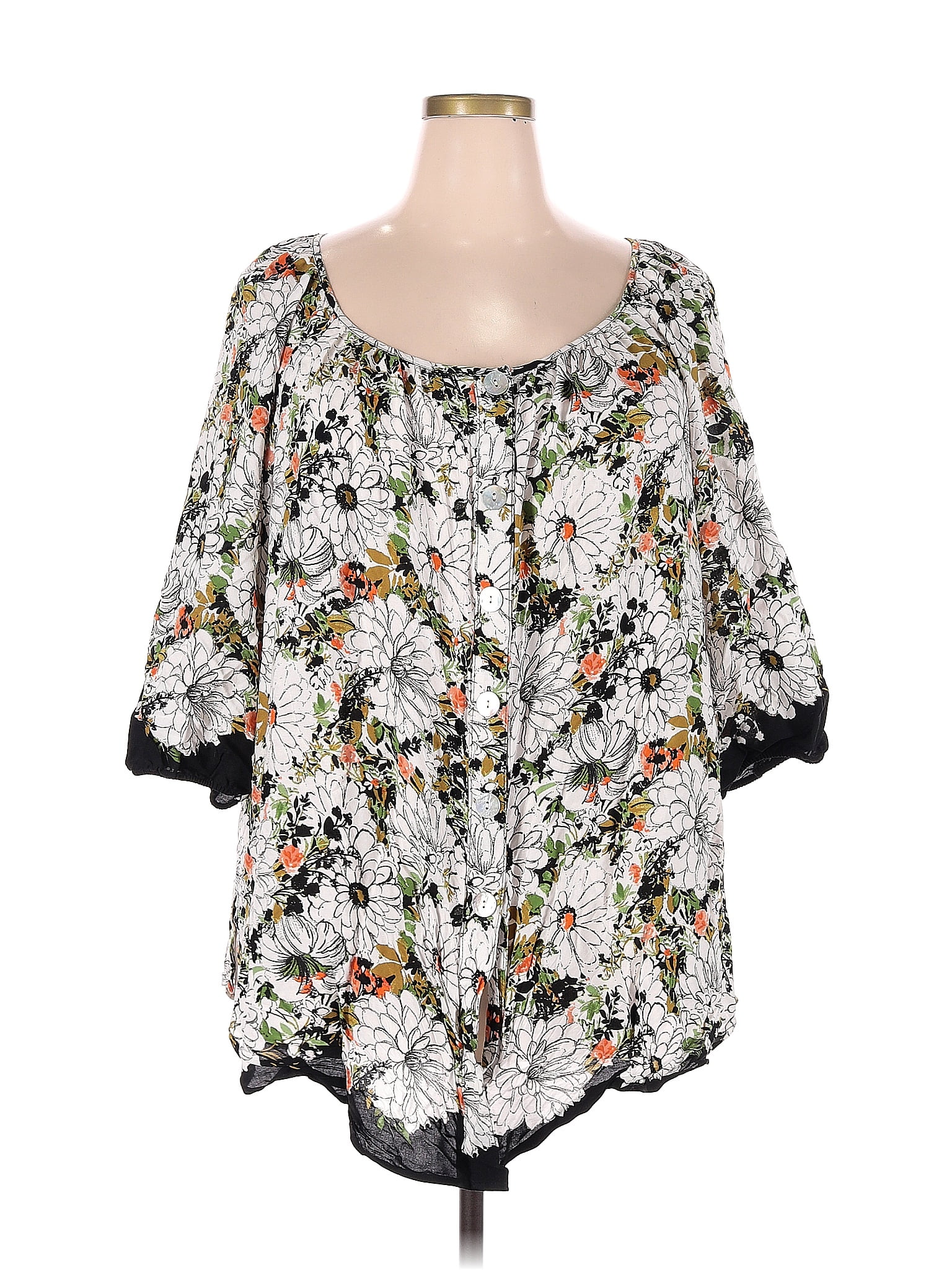 Haut Femme Krazy Kat - Taille 3XL - Rayon Et Polyester - Multicolore - Occasion Très Bon état