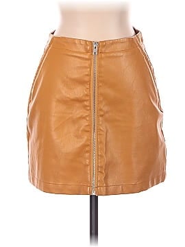 Comme Faux Leather Skirt (view 1)