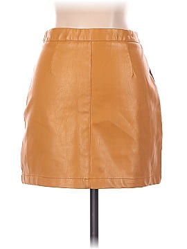 Comme Faux Leather Skirt (view 2)