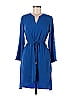Alfani 100% Polyester Blue Casual Dress Size 6 (Petite) - photo 1