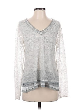 Knitted & Knotted Long Sleeve Blouse (view 1)