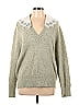 Sandro 100% Polyester Gray Pullover Sweater Size Lg (3) - photo 1