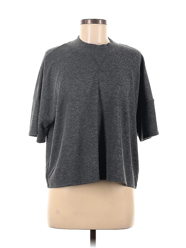 Pull Victoria's Secret Gris Taille M - Pré-occasion, Tricot Côtelé, Style Tunique