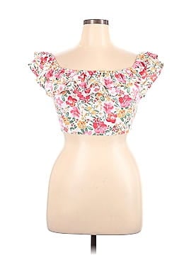 Pink Lily Sleeveless Blouse (view 1)
