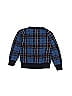 Kitestrings Checkered-gingham Grid Plaid Tweed Blue Pullover Sweater Size 7 - photo 2