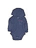 Carter's Blue Long Sleeve Onesie 0-3 MO / 3 MO - photo 1