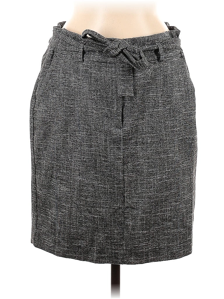 Pre-owned Ann Taylor Loft Outlet Casual Skirt In Gray
