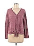 Altar'd State Burgundy Long Sleeve Top Size M - photo 1