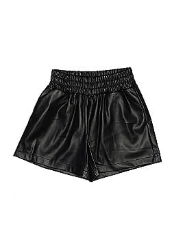 Aaron & Amber Faux Leather Shorts (view 1)