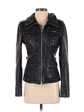 Superdry Leather Jacket (view 1)
