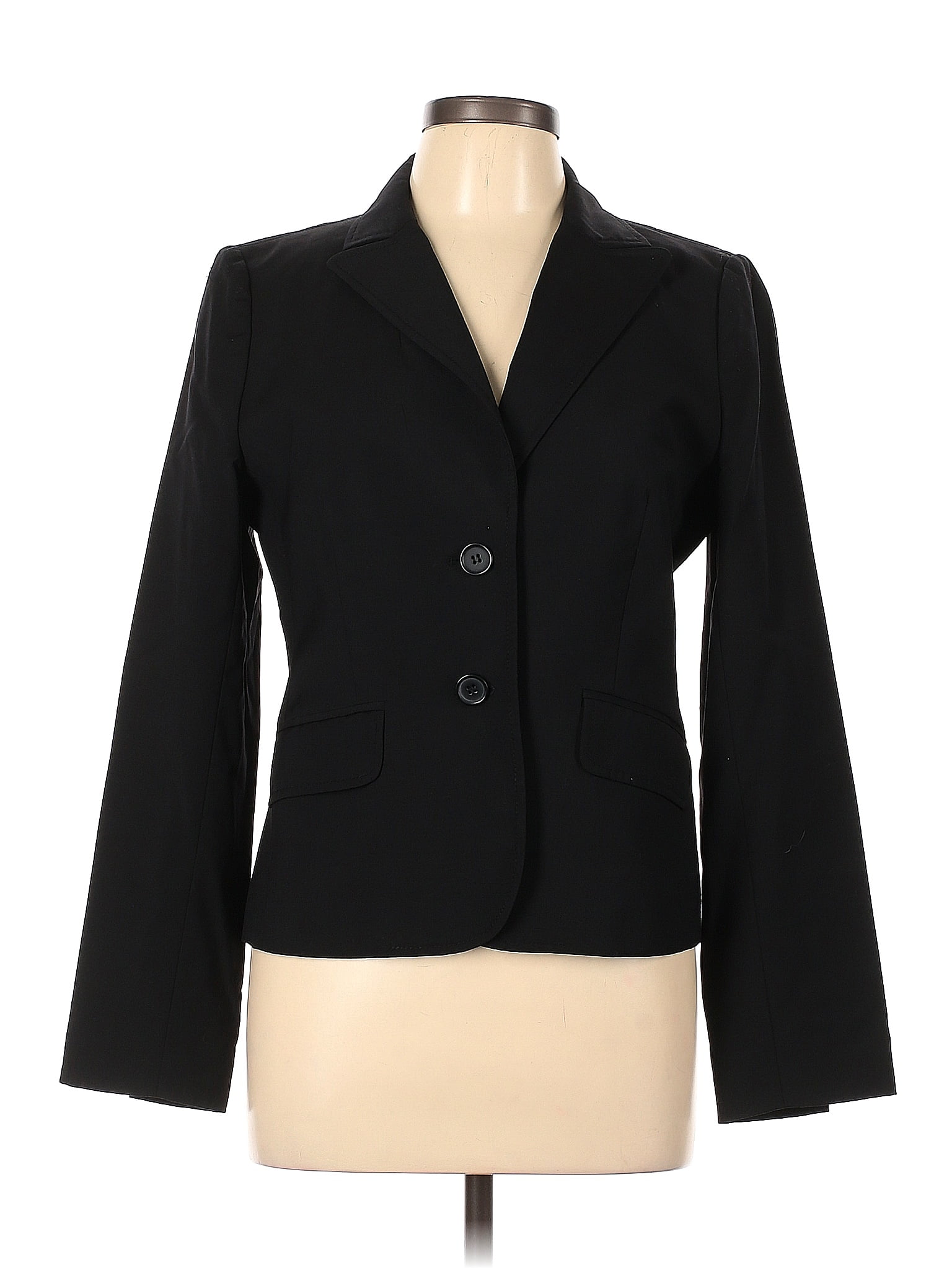 J.Crew Factory Store Solid Black Blazer Size 10 - 72% off | ThredUp