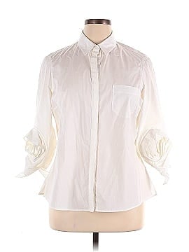 Anne Fontaine 3/4 Sleeve Button-Down Shirt (view 1)